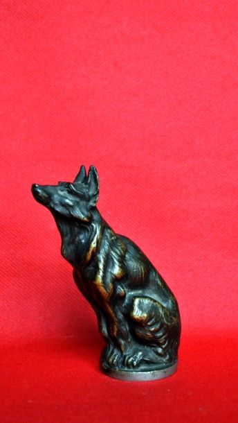 null Le loup. Bronze. Ht. 12cm