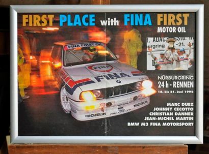BMW M3 Fina, 1er 24h Nürburgring 1992. Poster...