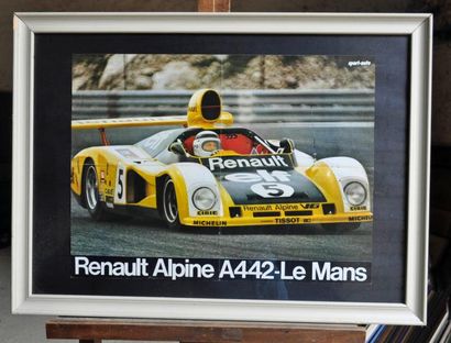 null Alpine 442 Le Mans N° 5. Poster encadré. 50x70cm