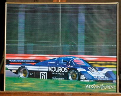 null Proto Kouros Mercedes, Pescarolo. Poster encadré. 40x50cm