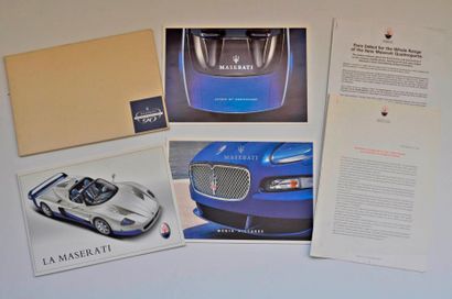 MASERATI Maserati. Dossier de presse Maserati 90è anniversaire en langue anglaise,...