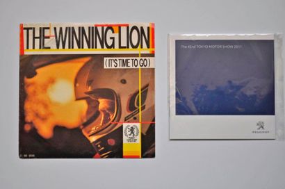 PEUGEOT Peugeot. Disque 45 tours "The Winning Lion". On joint un CD-Rom de la marque...