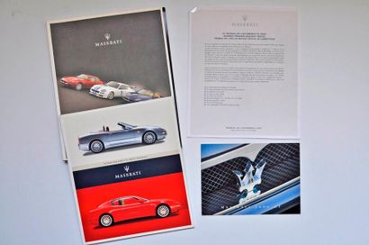MASERATI Maserati. Dossier de presse Maserati pour le Mondial de l'auto 2002 en français,...