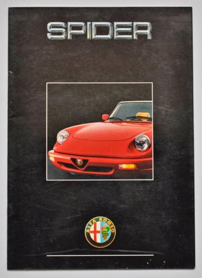 Alfa Romeo Alfa Romeo. Catalogue pour l'Alfa Romeo Spider