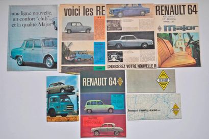 RENAULT Renault. Lot de documents divers sur la gamme Renault