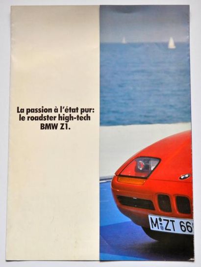 BMW BMW. Dépliant pour la BMW Z1