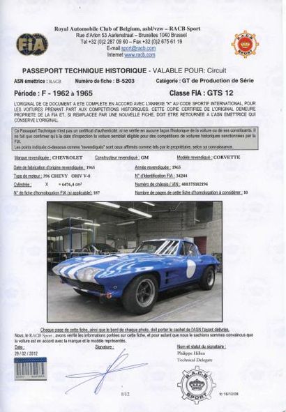 Chevrolet Corvette C2 1965 



Faisant suite à une première génération réussie, la...