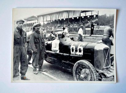 PREMOLI El Conde Luigi PREMOLI (1908-1988) en su Salmson 110 cc en 1931: 1er lugar...