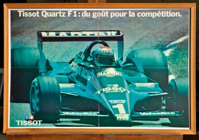 null Lotus 80 Martini N° 1, M. Andretti. Poster encadré. 40x50cm