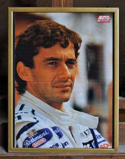 null Ayrton Senna, Williams 1994. Poster encadré. 30x40cm