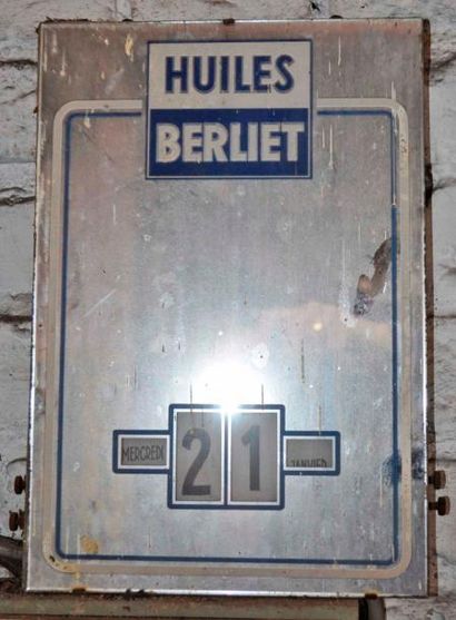 null Calendrier Miroir huiles Berliet (32x22cm)