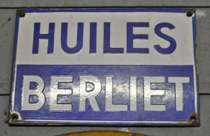 null Plaque Huiles Berliet (22x30 cm)