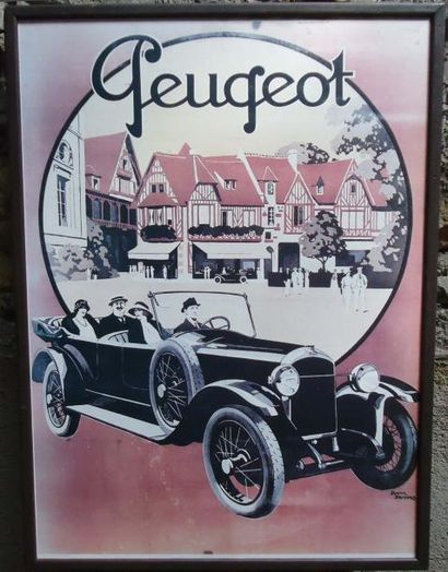 Affiche Peugeot 