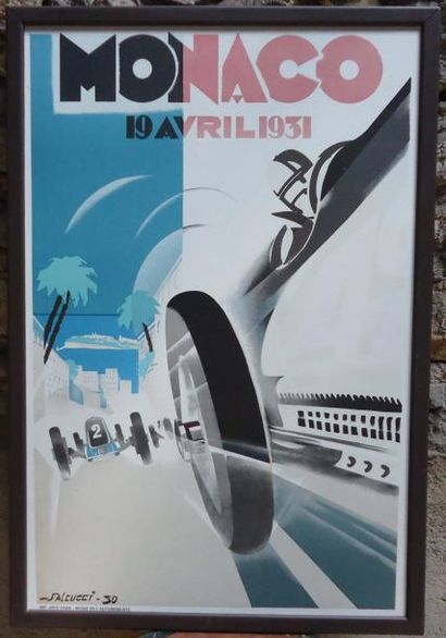 Affiche du Grand Prix de Monaco 1931 