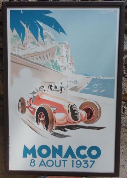 Affiche du Grand Prix de Monaco 1937 