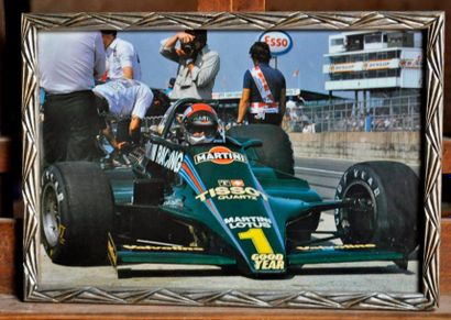 LOTUS Lot de 5 posters: Lotus 79 JPS N° 5, M. Andretti, Gran Prix de France 1978....