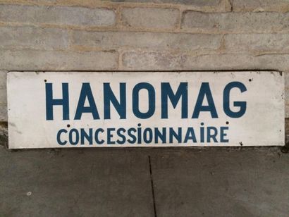 Panneau Hanomag concessionnaire 