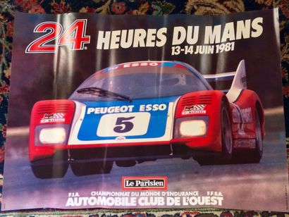 Affiche des 24 heures du Mans 1981