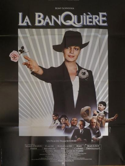 null "LA BANQUIERE" de Francis Girod avec Romy Schneider, Jean-Louis Trintignantet...