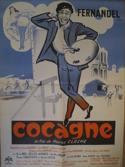 null "COCAGNE" de Maurice Cloche avec Fernandel

Affichette 0,60 x 0,80 de C. Be...