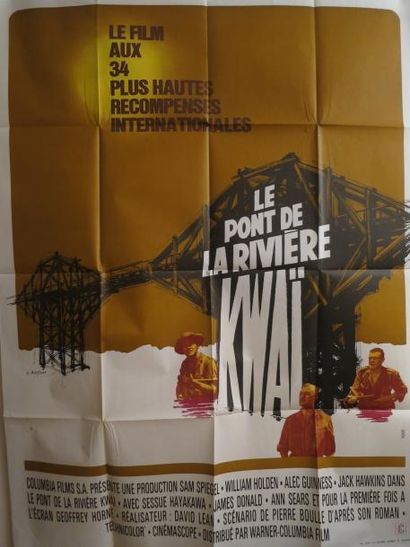 null "LE PONT DE LA RIVIERE KWAÏ" de David Lean avec Alec Guinness, William Holden,...
