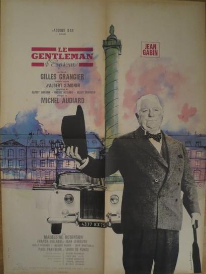 null "LE GENTLEMAN D'EPSOM" de Gilles Grangier avec Jean Gabin, Jean Lefebre, Louis...