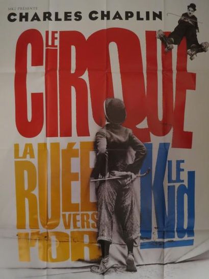 null "CHARLES CHAPLIN" 2 Affiches 1,20 x 1,60 rééditées

"LE DICTATEUR" et "LE CIRQUE"...