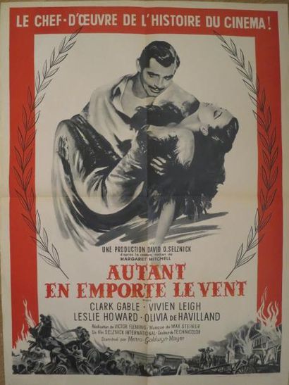 null "AUTANT EN EMPORTE LE VENT" de Victor Flemming avec Clark Gable, Vivien Leigh...