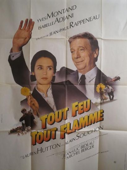 null "TOUT FEU TOUT FLAMME" de Jean Paul Rappeneau avec Yves Montand et Isabelle...