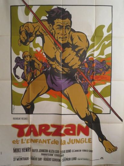 null "TARZAN ET L'ENFANT DE LA JUNGLE" de Robert Day avec Mike Henry

Affiche 1,20...