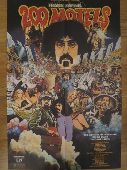 null "200 MOTELS" de Franck Zappa avec Ringo Starr, Franck Zappa

Affiche Originale...