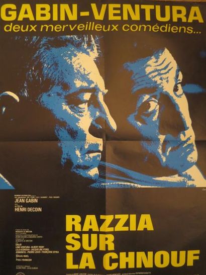null "RAZZIA SUR LA CHNOUF" de Henri Decoin avec Lino Ventura, Jean Gabin

Affichette...