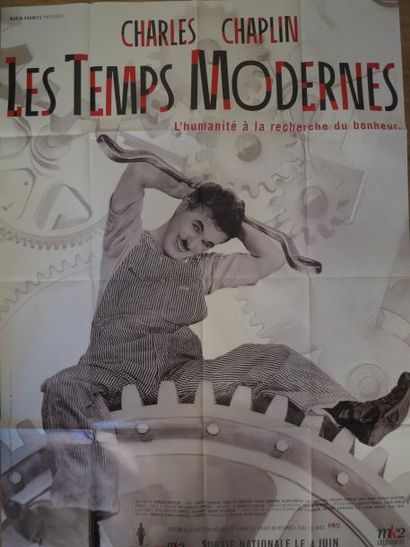 null "LES TEMPS MODERNES" de et avec Charlie Chaplin

Affiche 1,20 x 1,60 - Réed...
