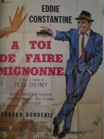 null "A TOI DE FAIRE MIGNONE" de Bernard Borderie avec Eddie Constantine

Affiche...