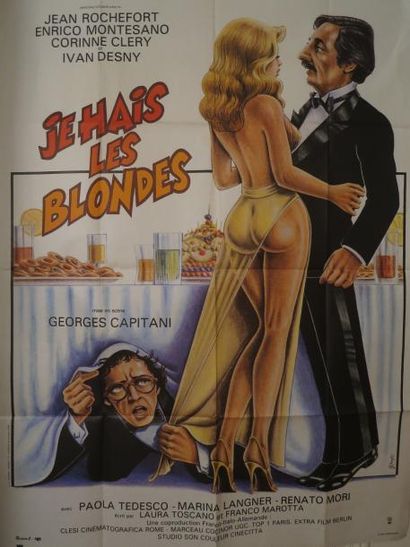 null "JE HAIS LES BLONDES" de Giorgio Capitani avec Jean Rochefort et Corinne Clery

Affiche...