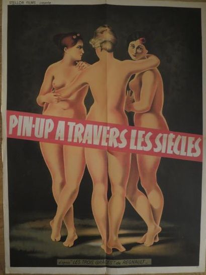 null "PIN-UP A TRAVERS LES SIECLES" affichettes 0,60 x 0,80

d'après "LES TROIS GRACES"...