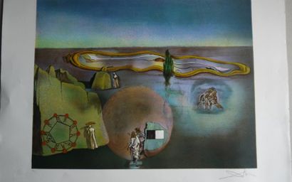 null Lithographie - Salvador Dali (1901-1989)- Litho originale en relief, signée...