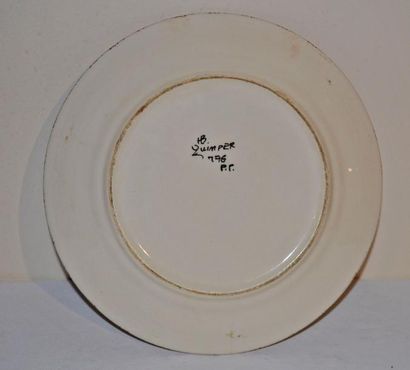 null Lot de 10 assiettes: Assiette "Quimper" + Assiette décorative + Assiette décorative...