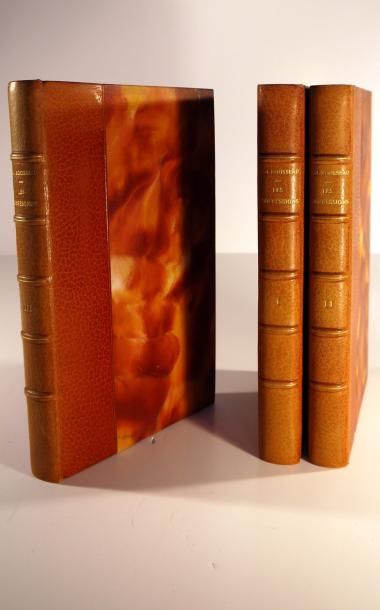  Trois tomes - Les Confessions J. J. Rousseau - Illustrations de Maurice Leloir -...