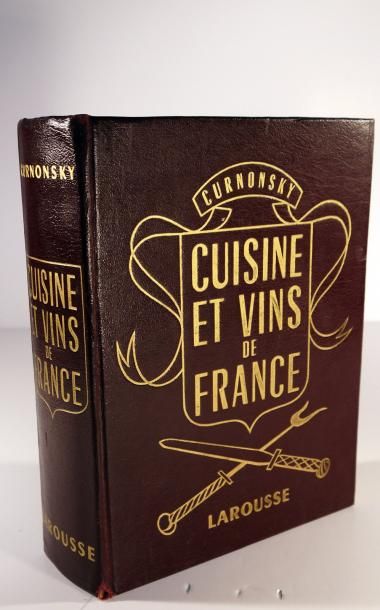 null Cuisine et Vins de France de Curnonsky (Prince élu de Gastronomes en 1927 )...