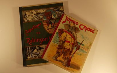 null Jumbo Crusoé, aventures de Robinson Crusoé, édition Hachette, imprimerie L....