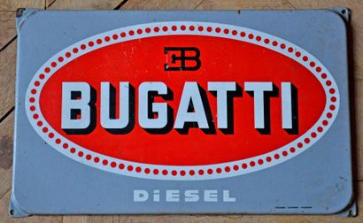 Plaque Bugatti Diesel, Emaillerie Alsacienne...