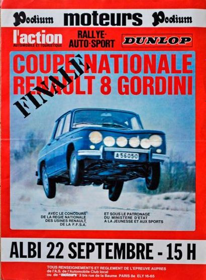 null Affiche Finale Coupe Gordini à Albi, 33x47cm