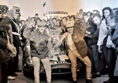 null Les frères Rodriguez vainqueurs à Montlhéry de 1000 kms sur Ferrari 250 GTO...