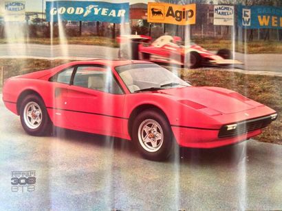 null Affiche des 24h du Mans 1981 + Affiche de concession pour la Ferrari 308