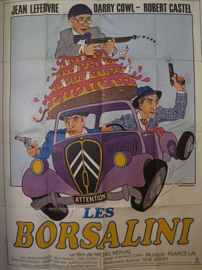 null "LES BORSALINI" de Michel Nerval avec Jean Lefebvre et, Darry Cowl

Dessin de...
