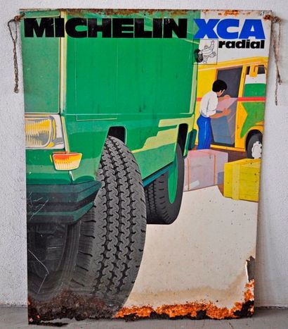 null Plaque publicitaire pneus Michelin XCA Radial (80x60cm)