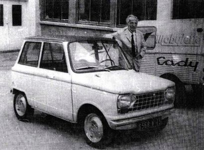 MOTOBECANE KM2V Prototype - 1968 L’étude d’un véhicule urbain en 1965, correspondait...