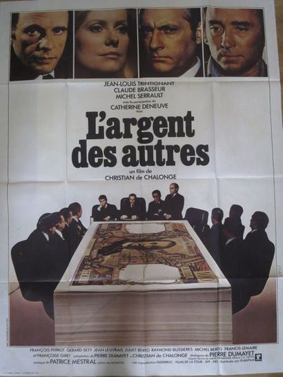  "L’ARGENT DES AUTRES" de Christian de Chalonge avec Michel Serrault, Jean Louis...