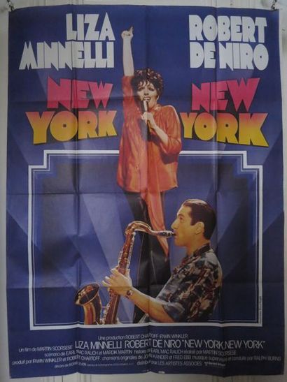 null "NEW-YORK NEW-YORK" de Martin Scorsese avec Robert de Niro, Liza Minnelli. Affiche...